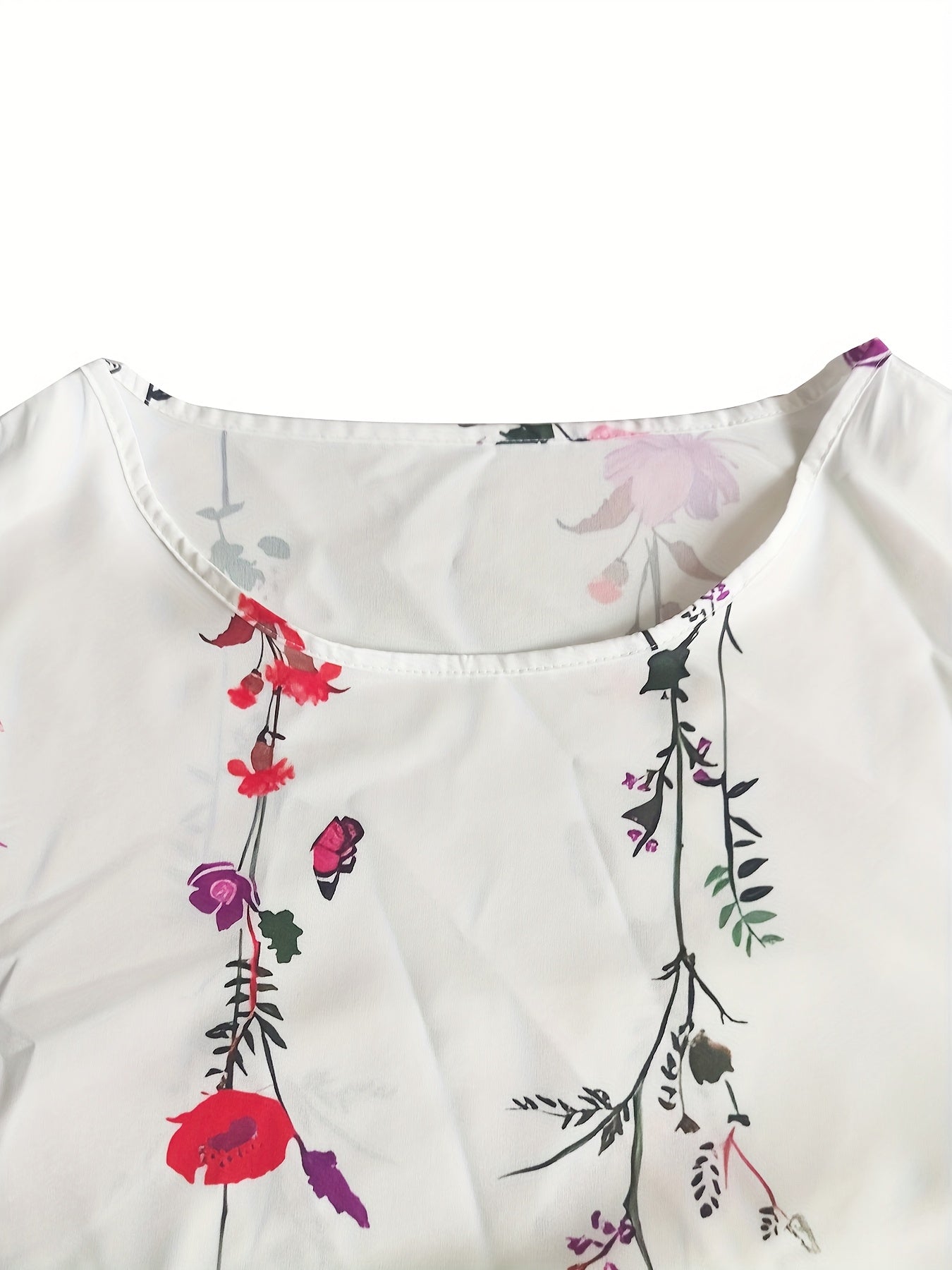 Steph – Vintage Floral Kimono-Style Midi Dress