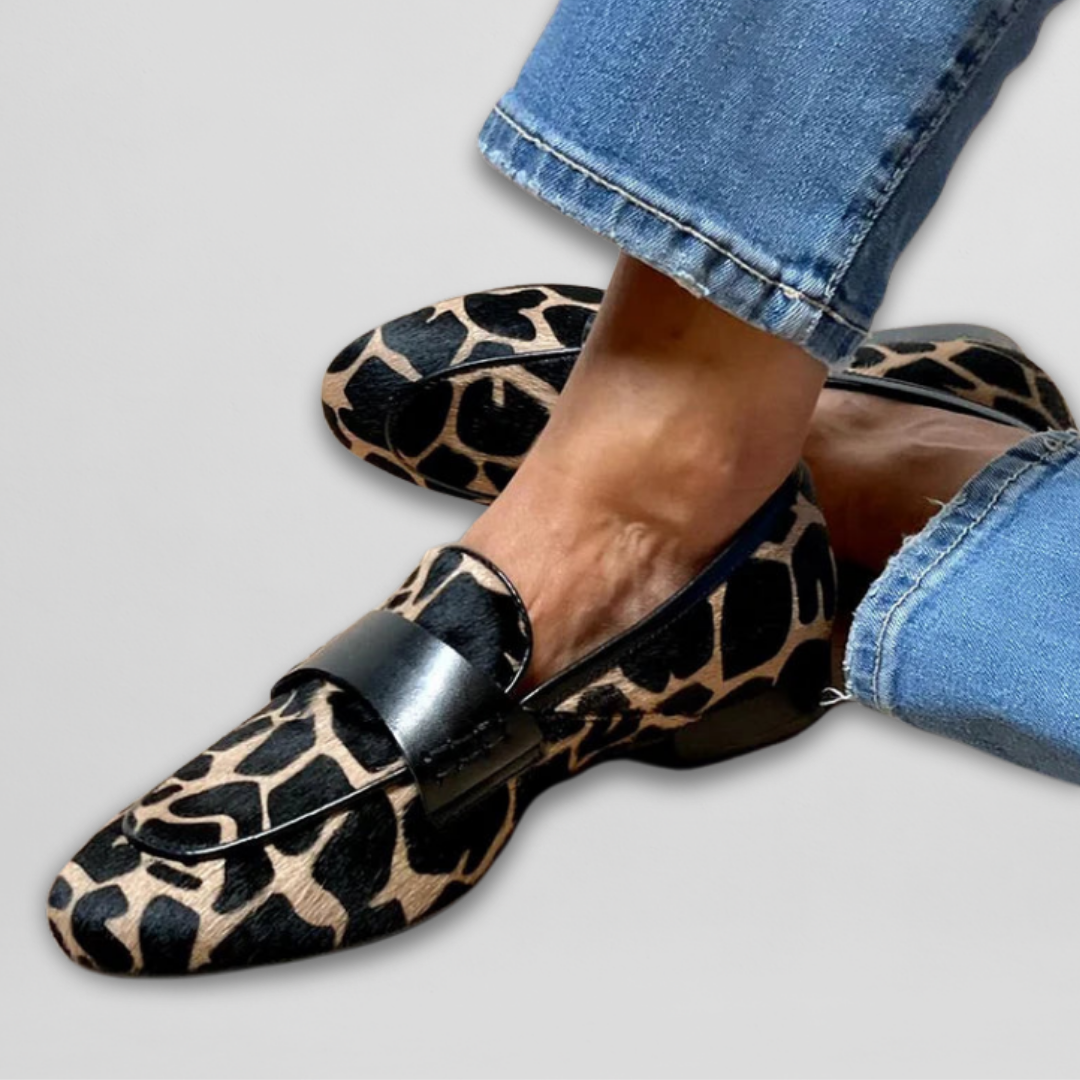 Regina | Animal Print Loafers