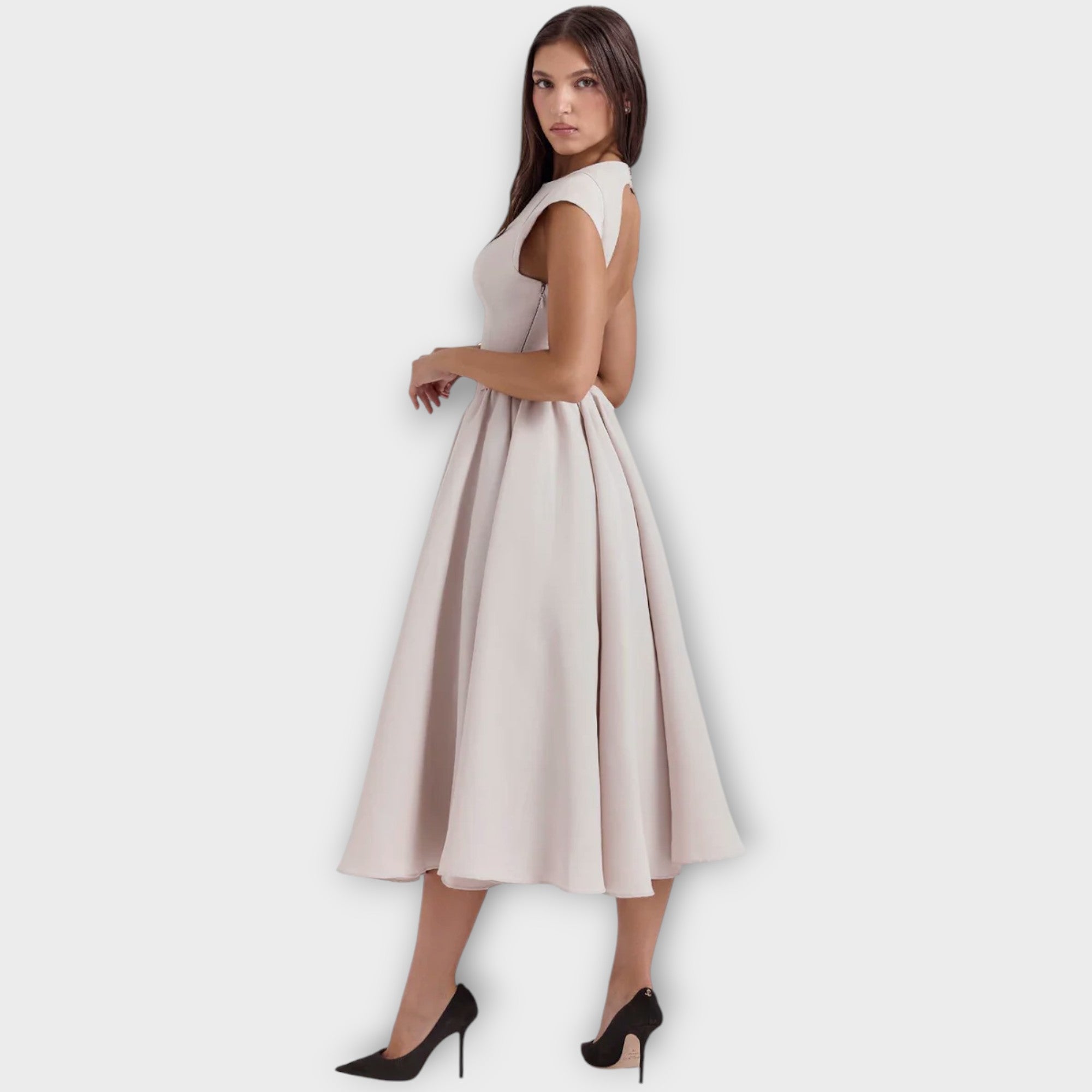 Victoria - Stylish Midi Dress