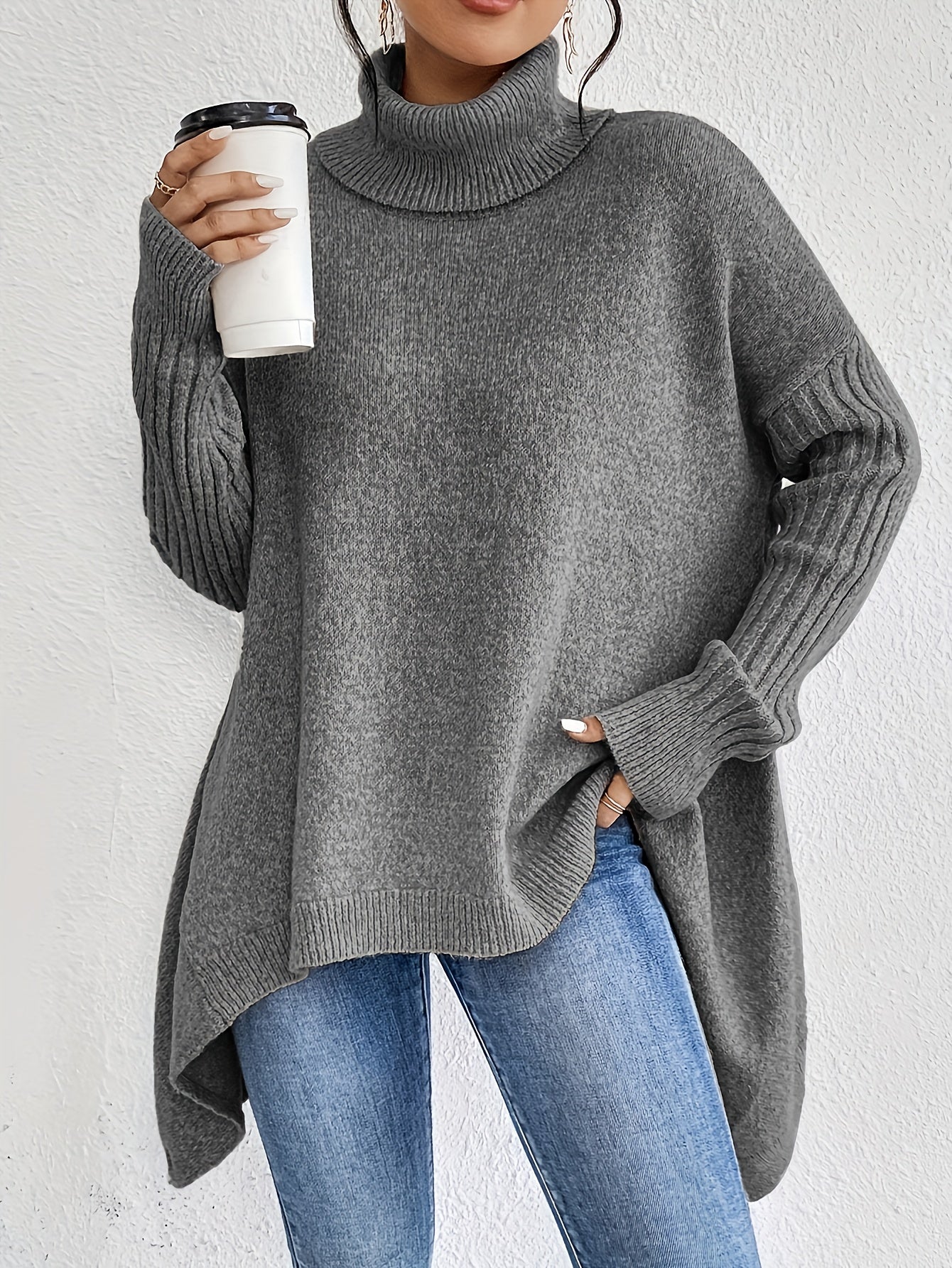 Audrei | Oversized Turtleneck Sweater