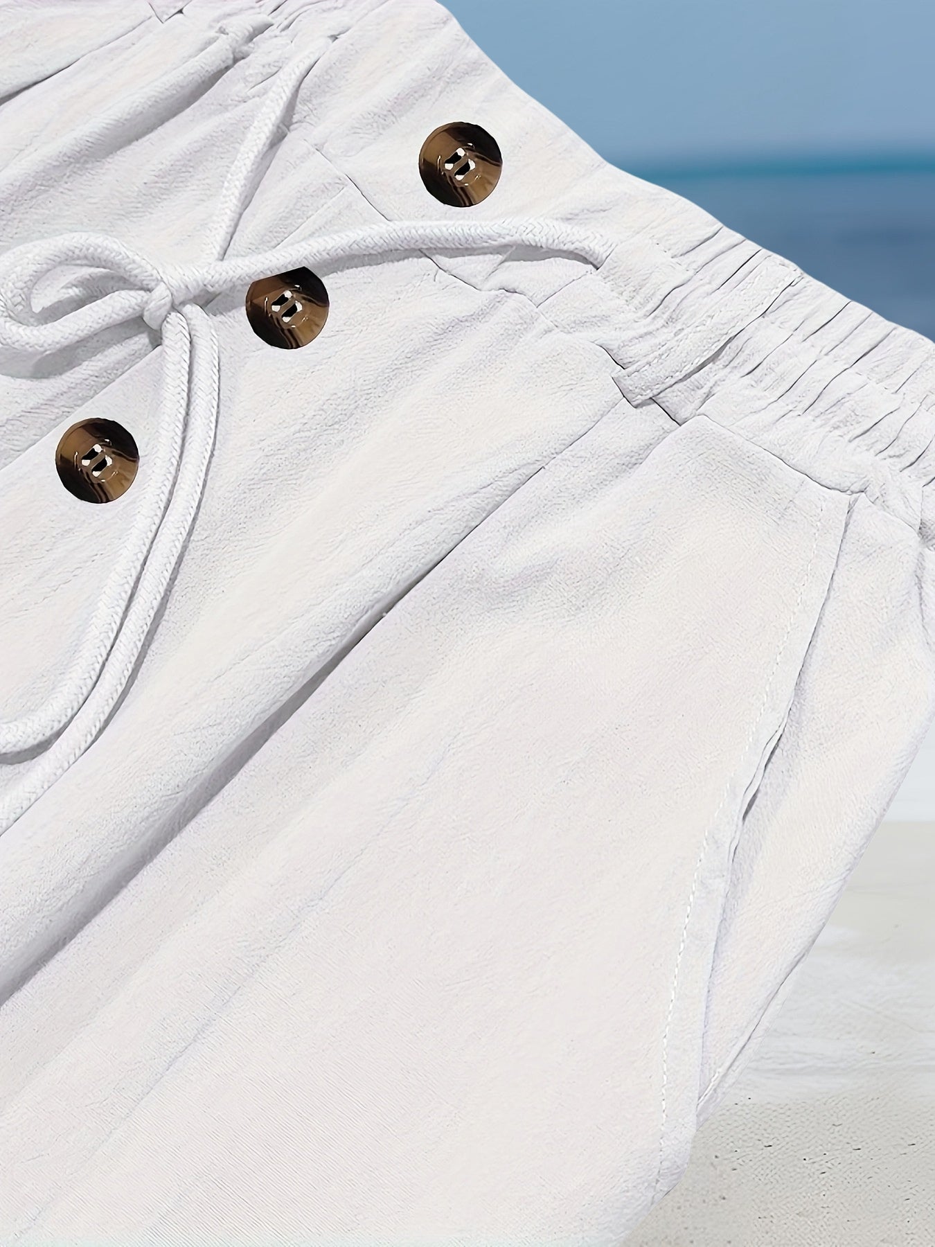 John | Casual Linen Elastic Pant