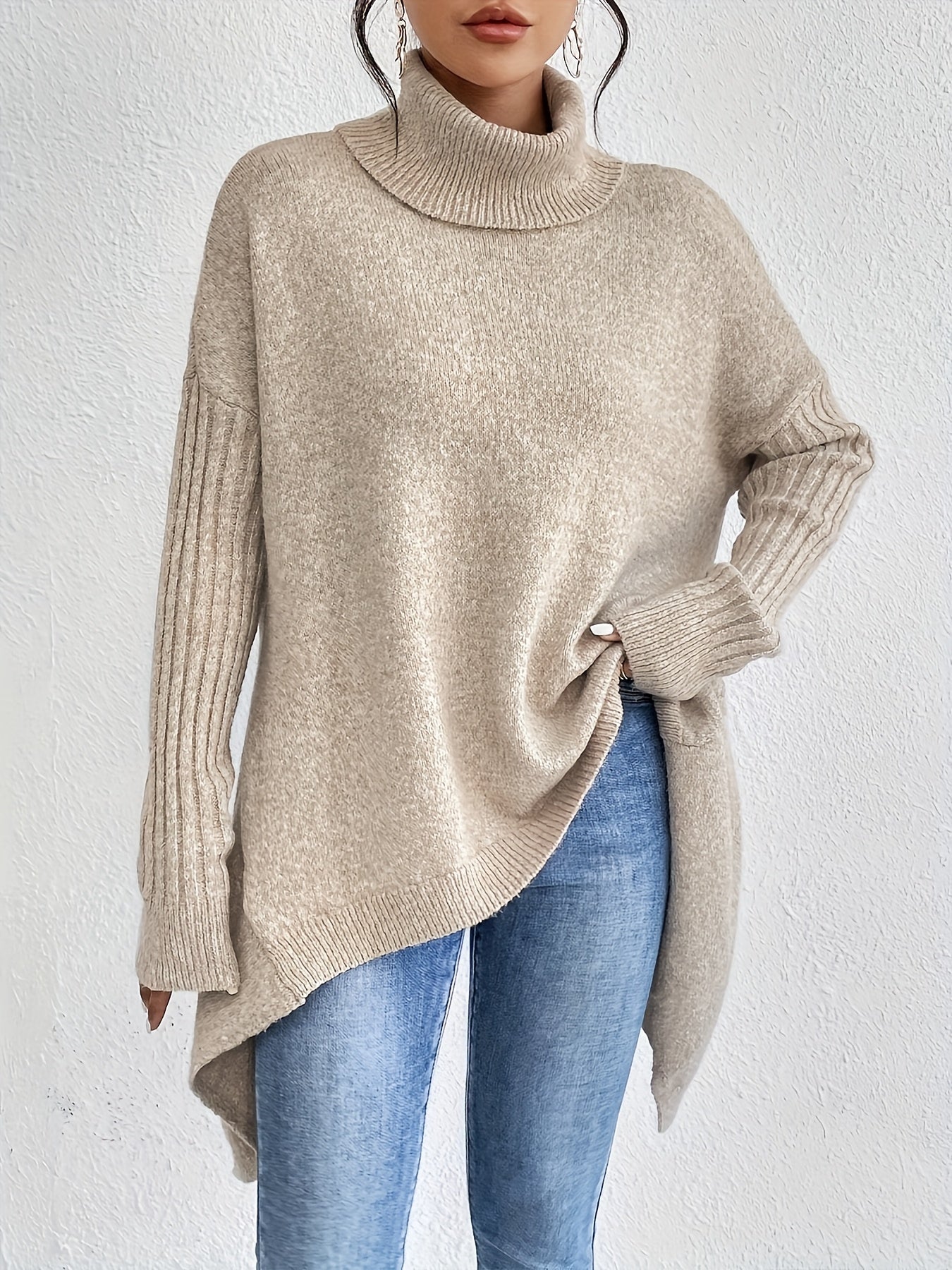 Audrei | Oversized Turtleneck Sweater