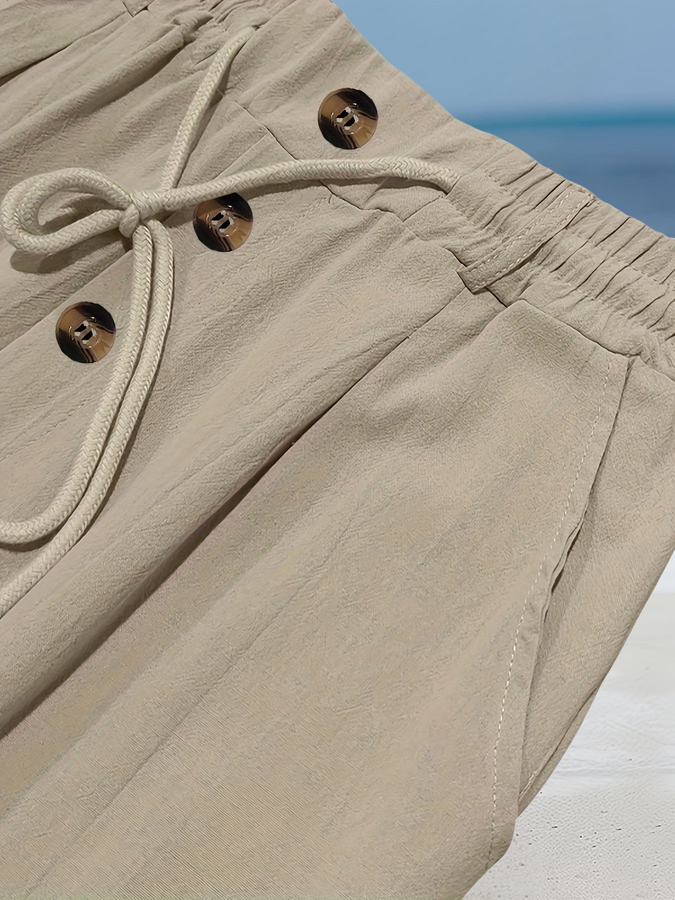 John | Casual Linen Elastic Pant