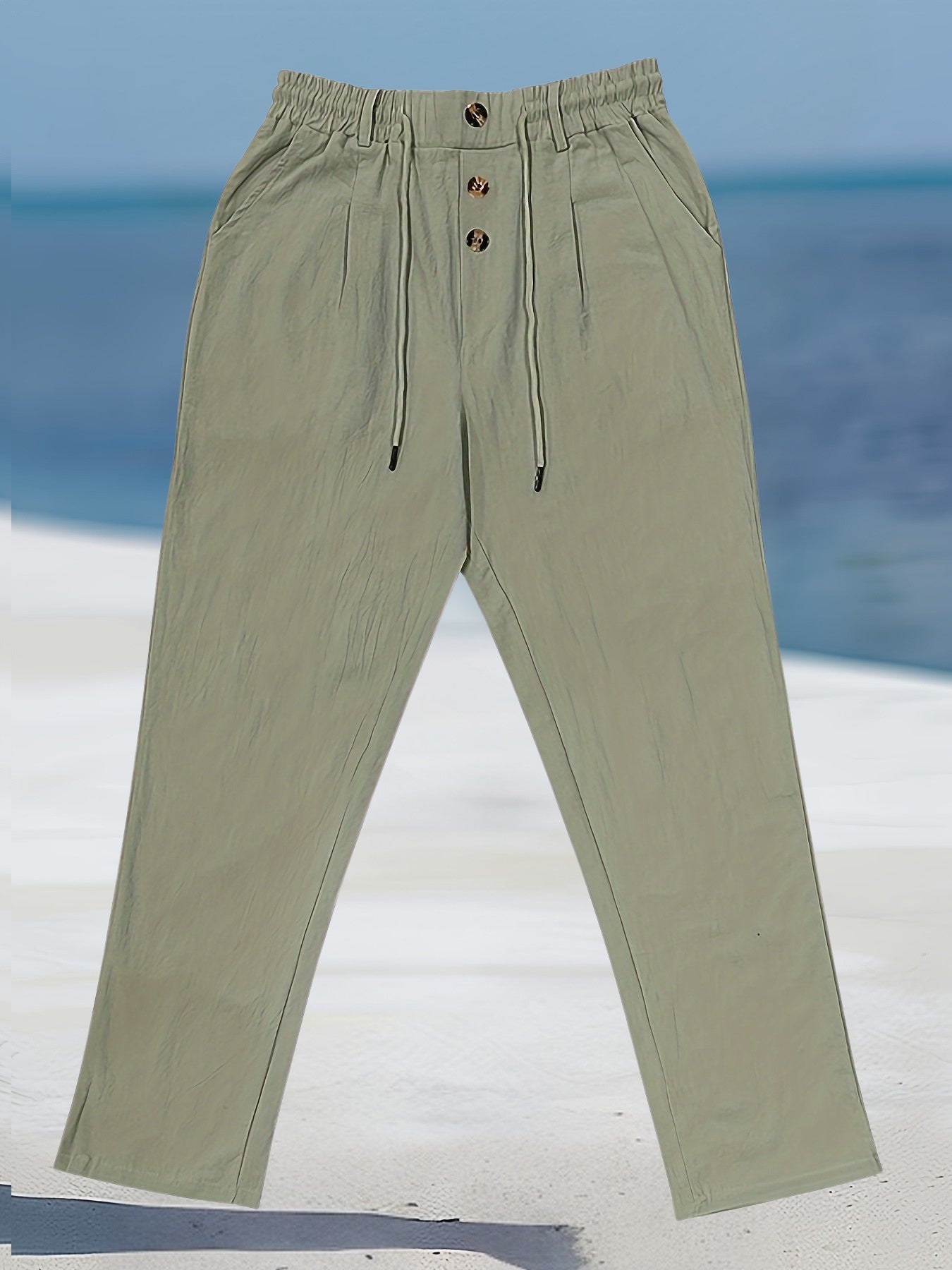 John | Casual Linen Elastic Pant
