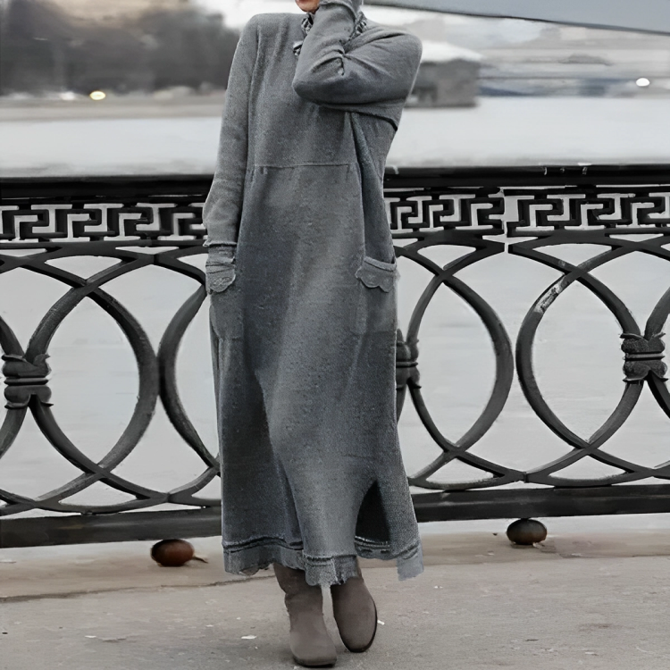 Greta | Elegant Long Winter Dress
