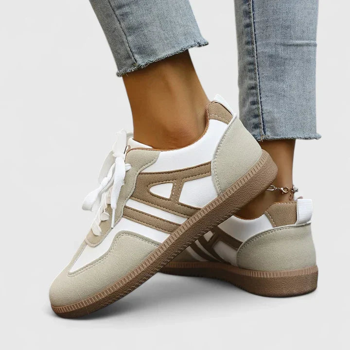 Delyziah | Retro Casual Lace-Up Sneakers