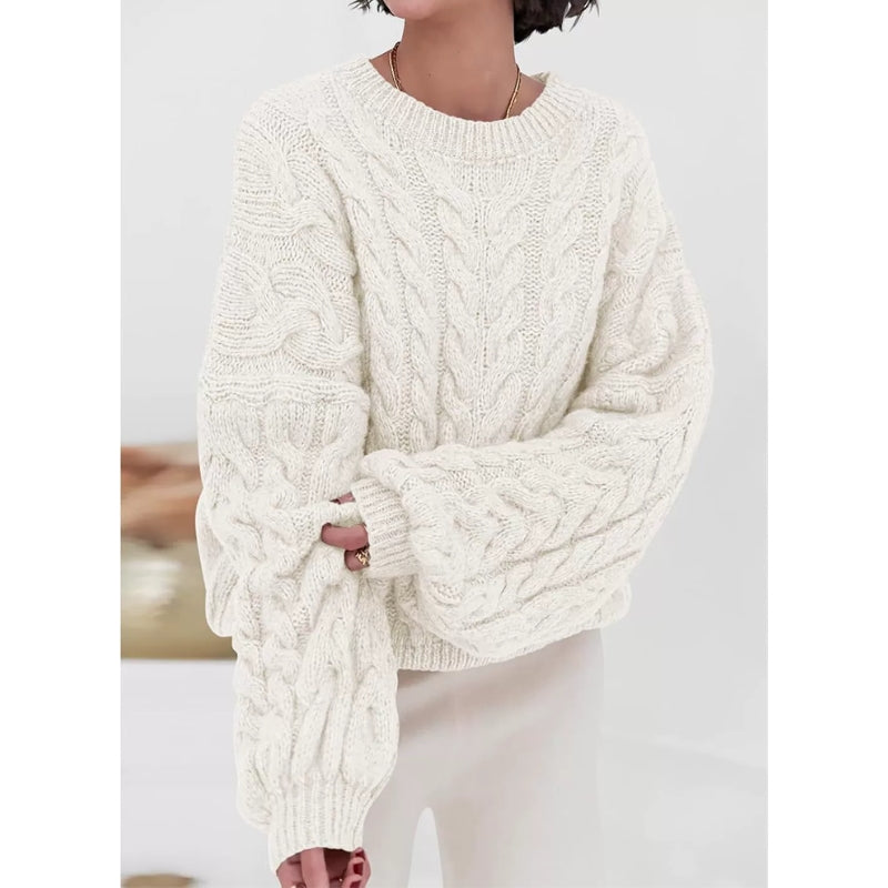 Cameron | Oversized Cable Knit Sweater
