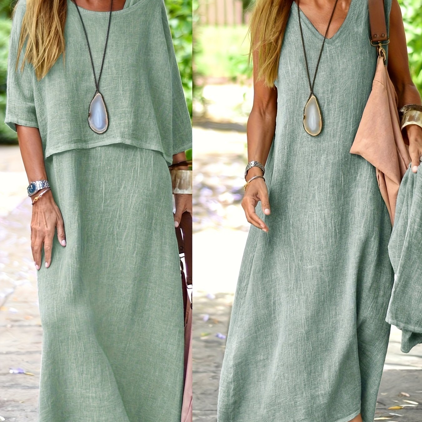 Emily™ | Lightweight blouse with half sleeves