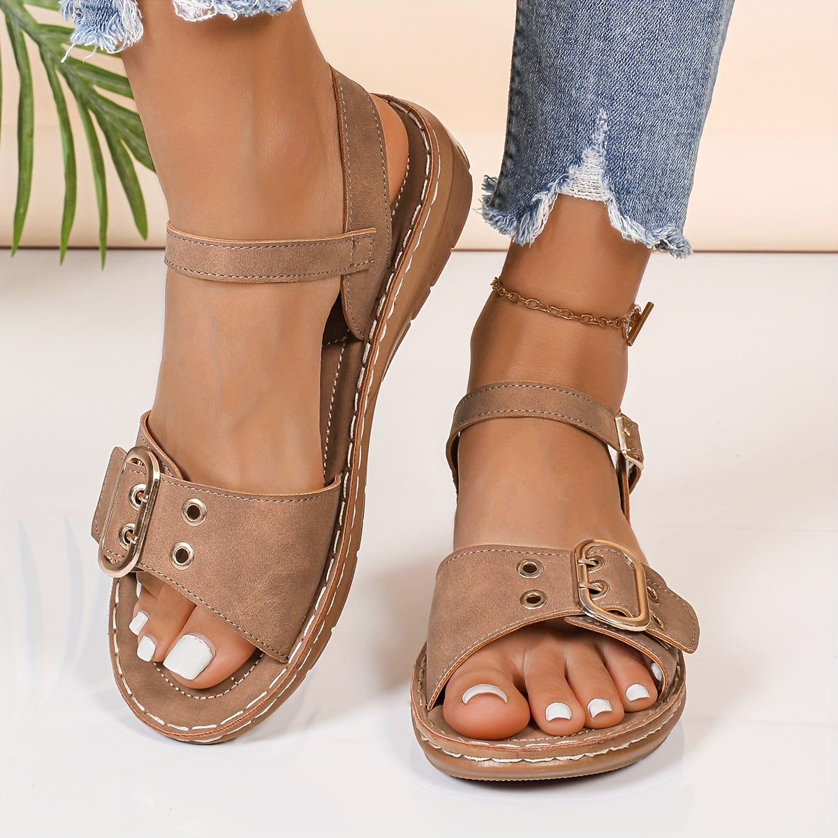 Miriam | Orthopedic Ankle Strap Sandals