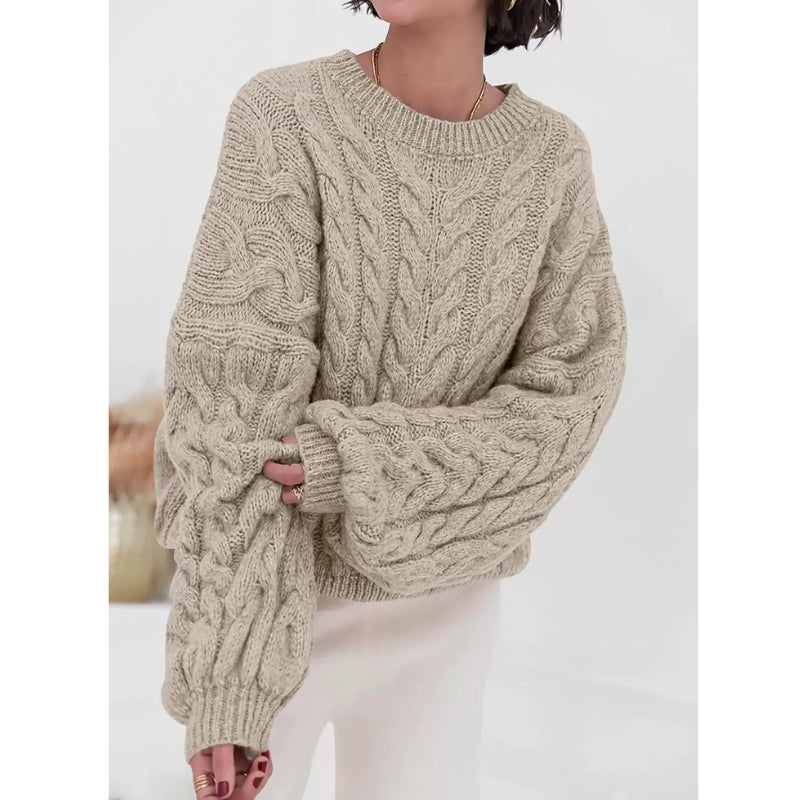 Cameron | Oversized Cable Knit Sweater