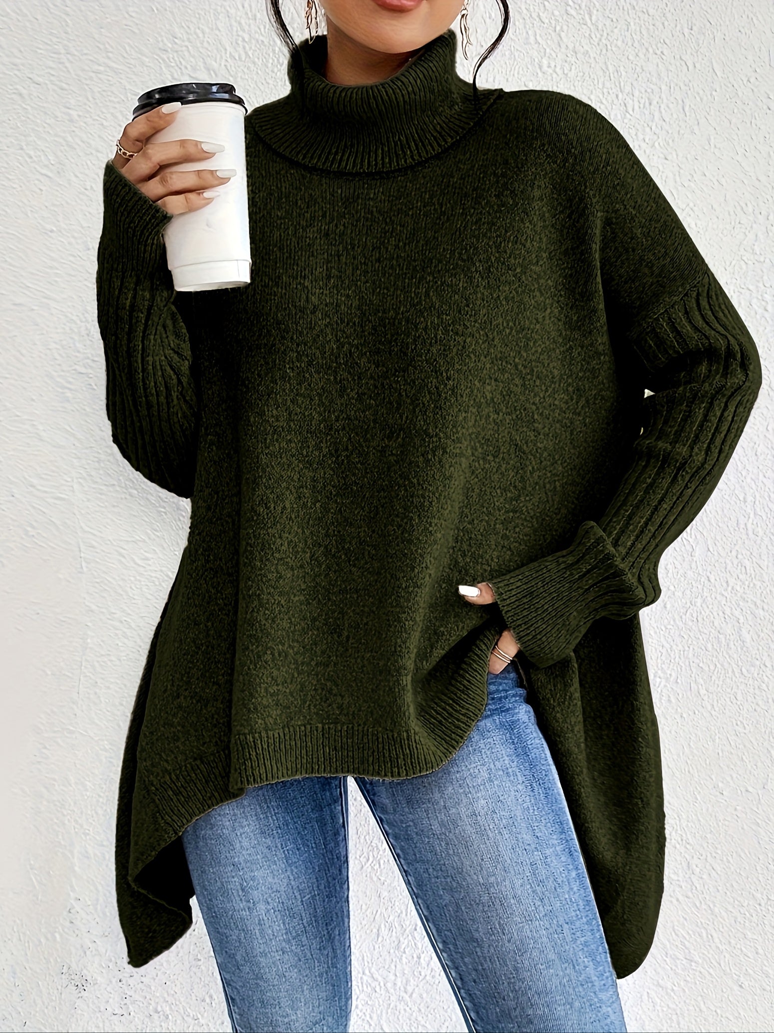 Audrei | Oversized Turtleneck Sweater
