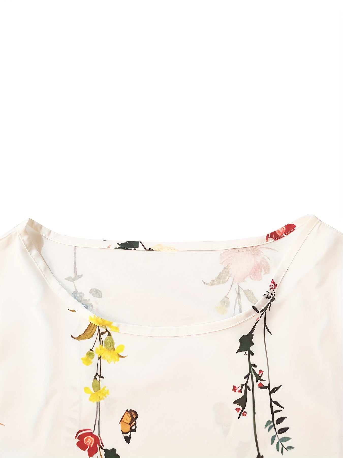 Steph – Vintage Floral Kimono-Style Midi Dress