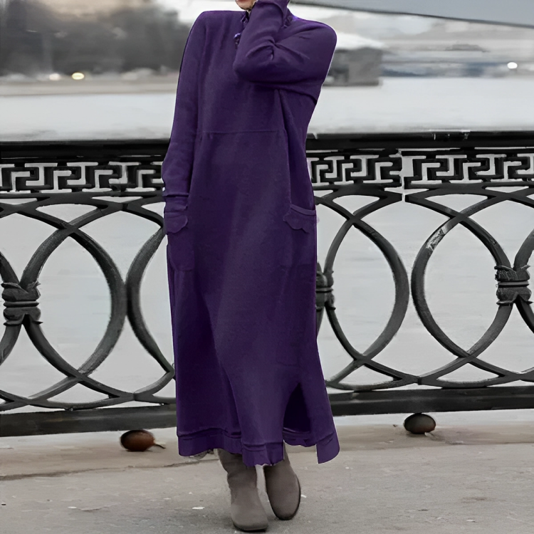 Greta | Elegant Long Winter Dress