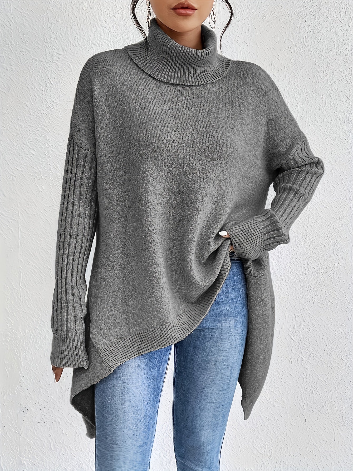 Audrei | Oversized Turtleneck Sweater