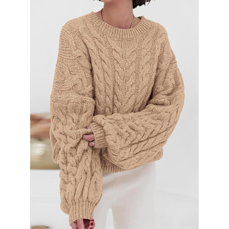 Cameron | Oversized Cable Knit Sweater