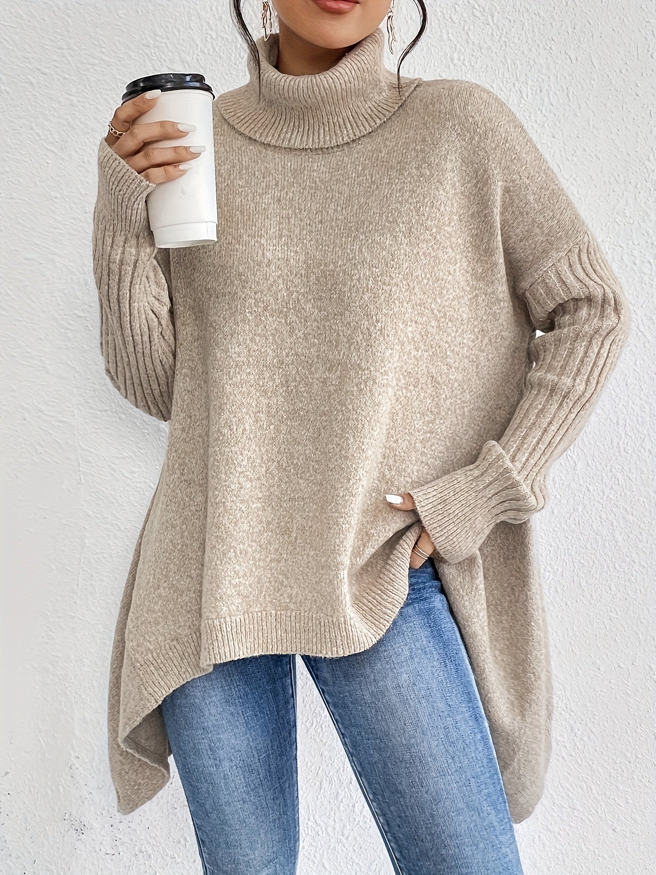 Audrei | Oversized Turtleneck Sweater