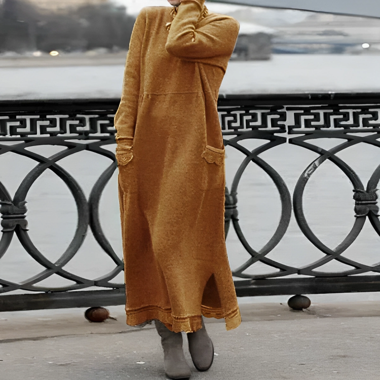 Greta | Elegant Long Winter Dress