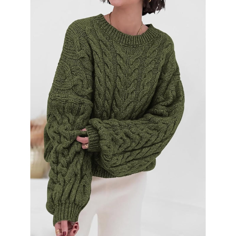 Cameron | Oversized Cable Knit Sweater
