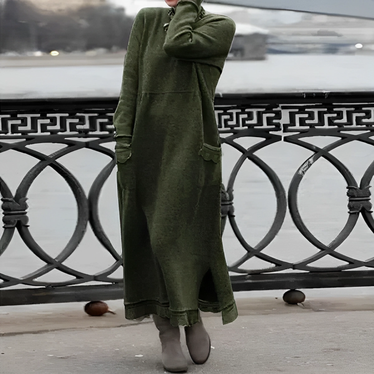 Greta | Elegant Long Winter Dress