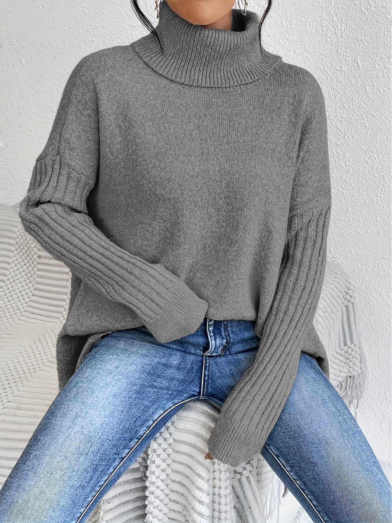 Audrei | Oversized Turtleneck Sweater
