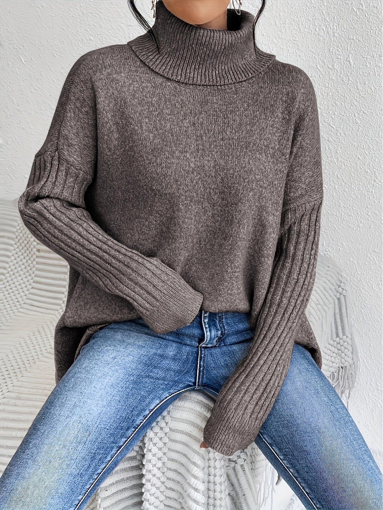 Audrei | Oversized Turtleneck Sweater