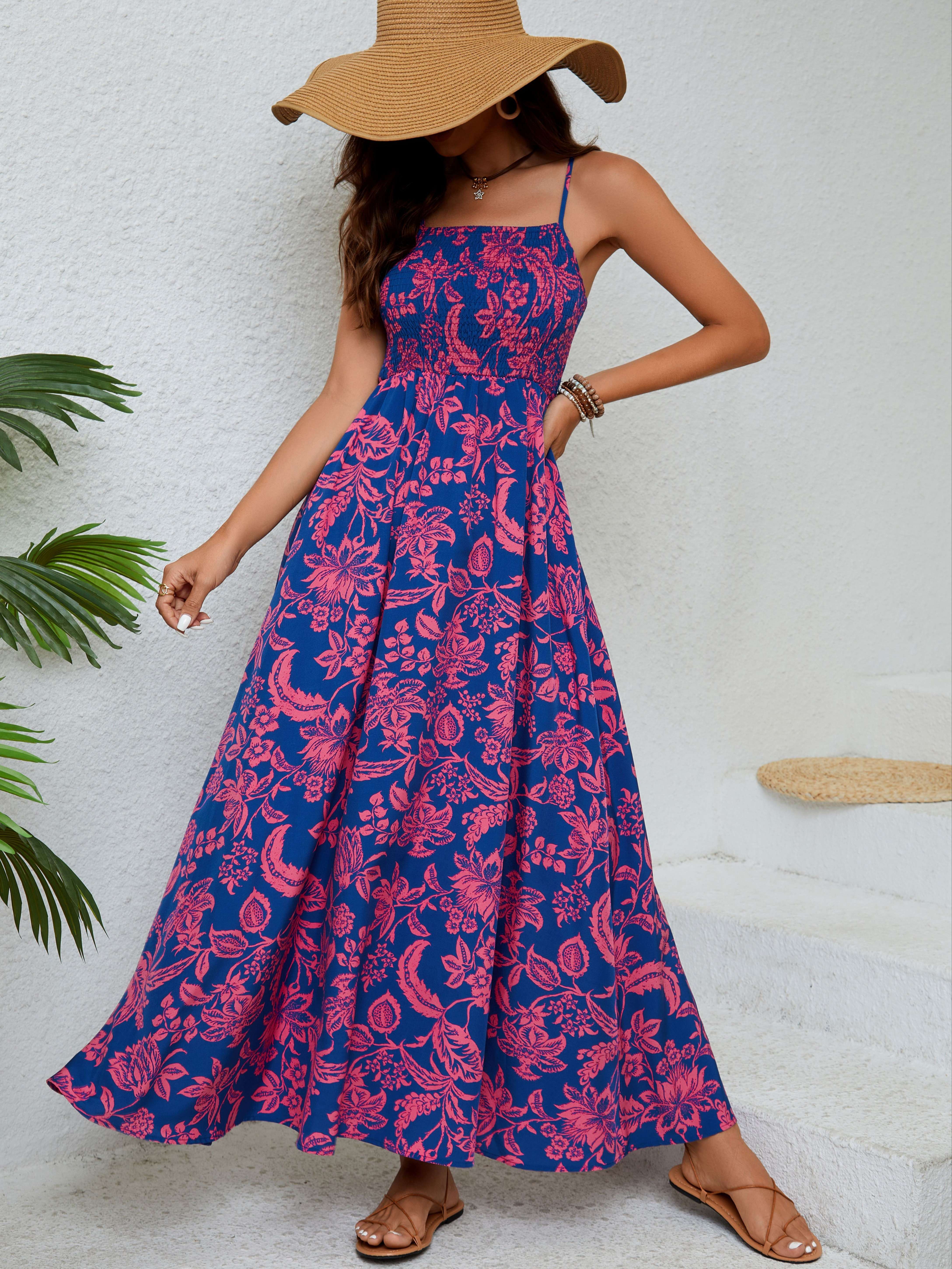Jodie - Floral Print Cami Dress