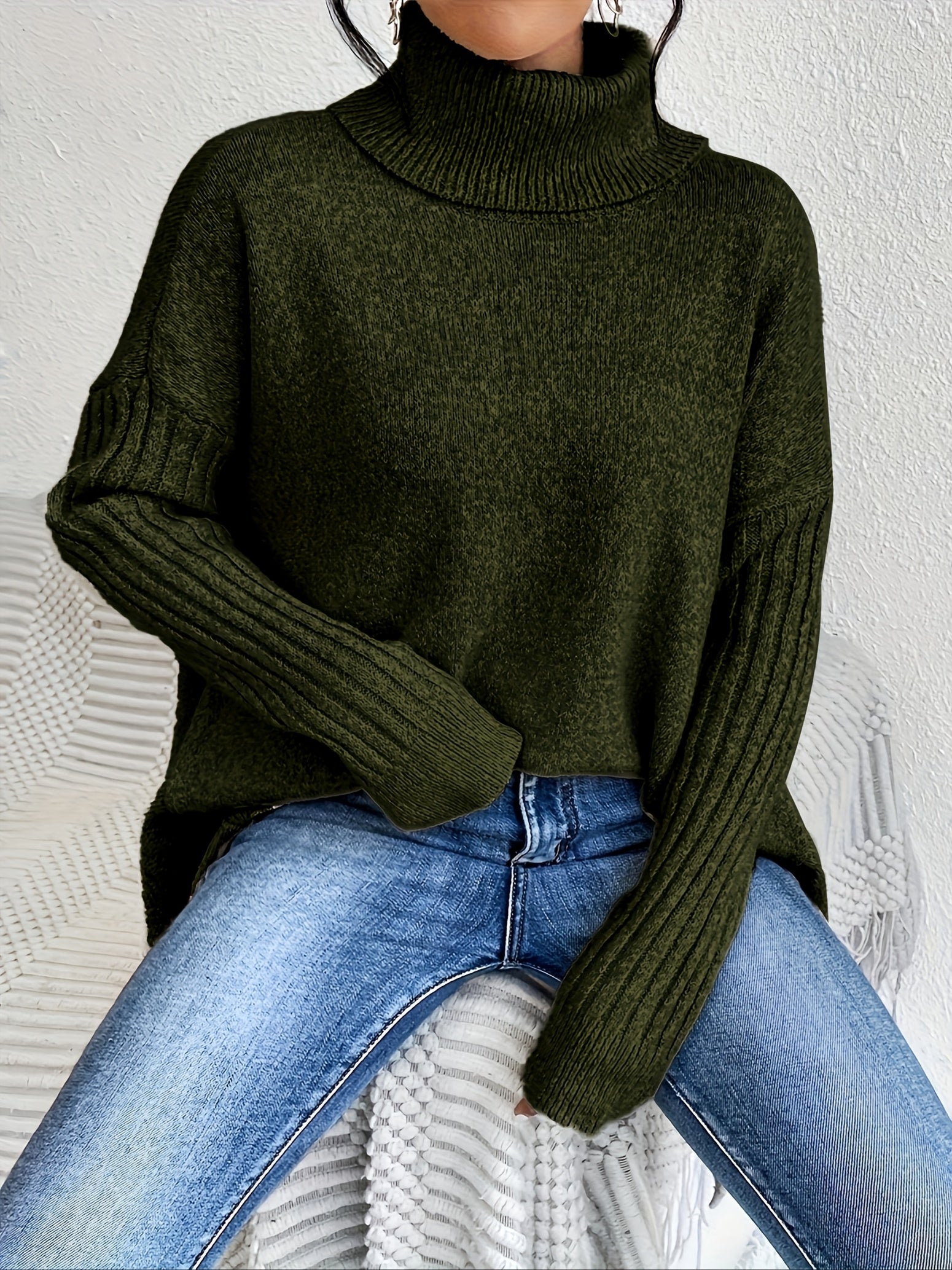 Audrei | Oversized Turtleneck Sweater