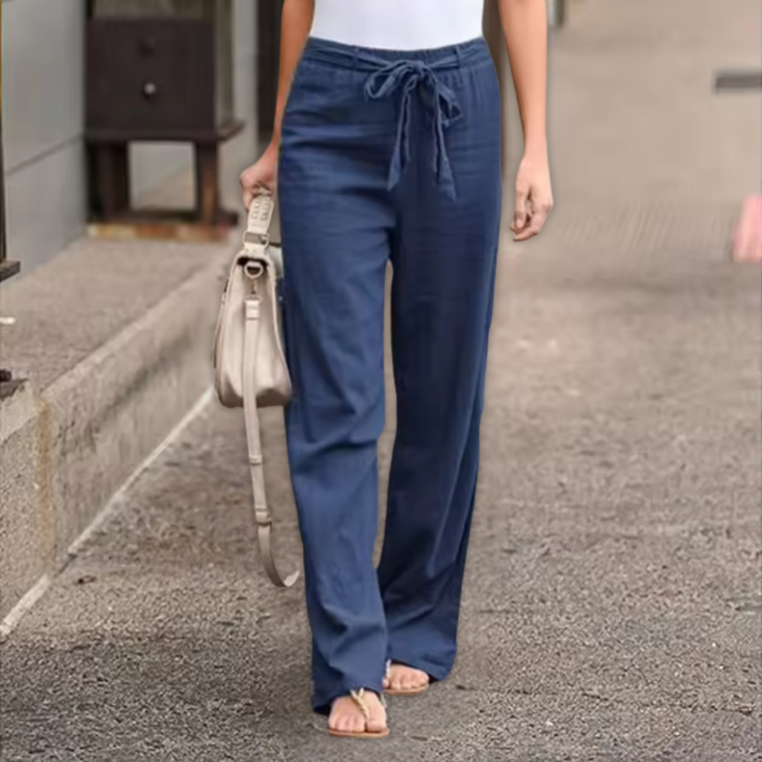 Annabel | Cotton and Linen Pants