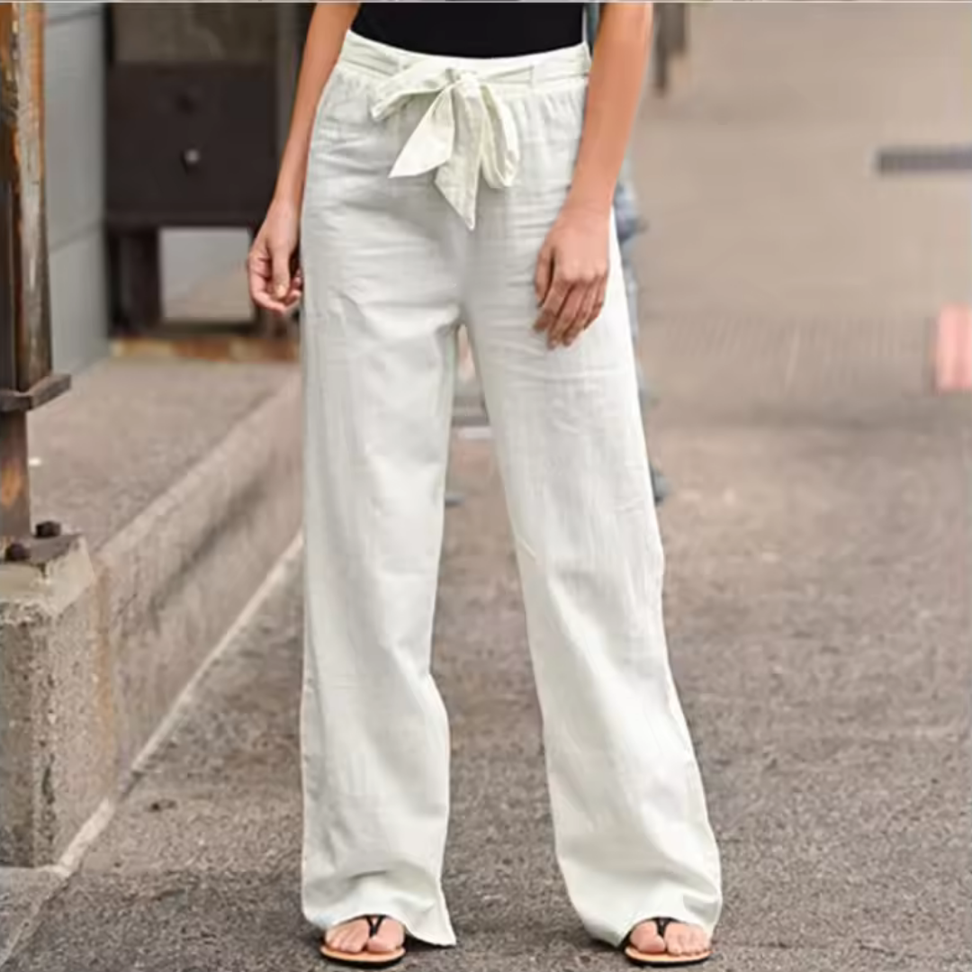 Annabel | Cotton and Linen Pants