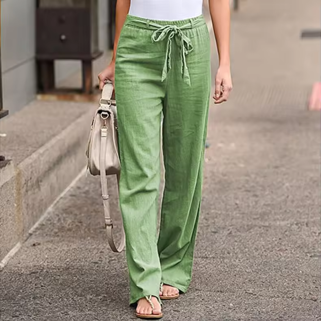 Annabel | Cotton and Linen Pants