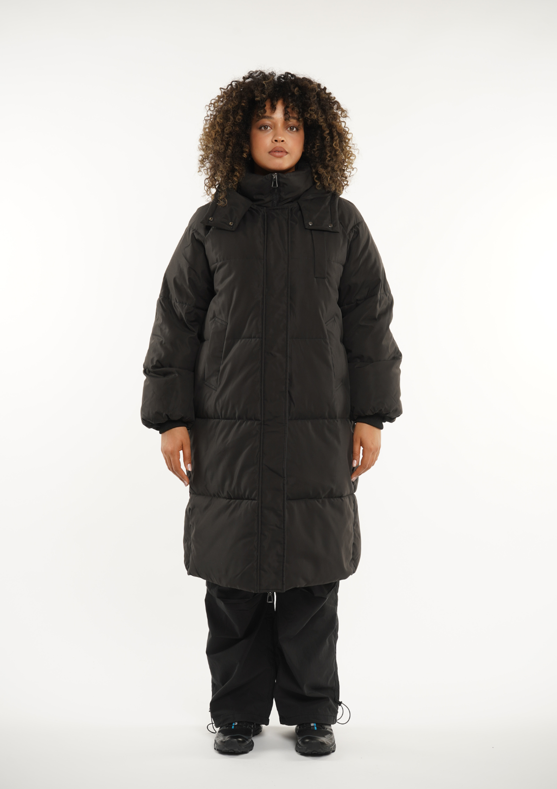 LUNA | HOODED LONG PUFFER JACKET