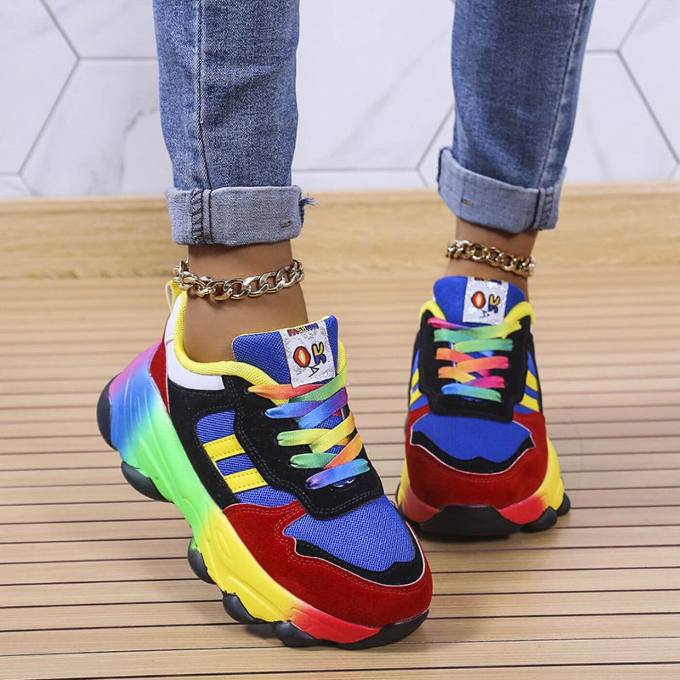 Cecilia | Colorful Orthopedic Sneakers