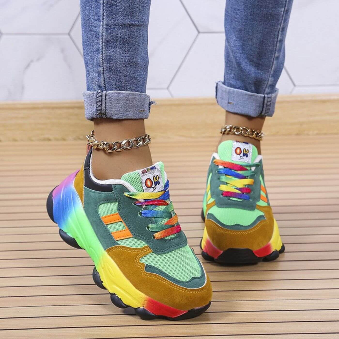 Cecilia | Colorful Orthopedic Sneakers