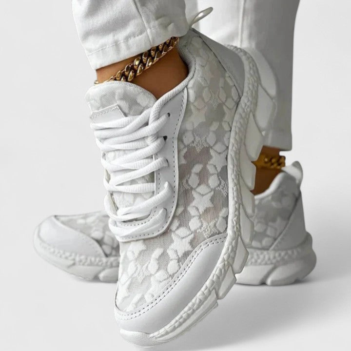 Khalyria | Lace-Detail Platform Sneakers