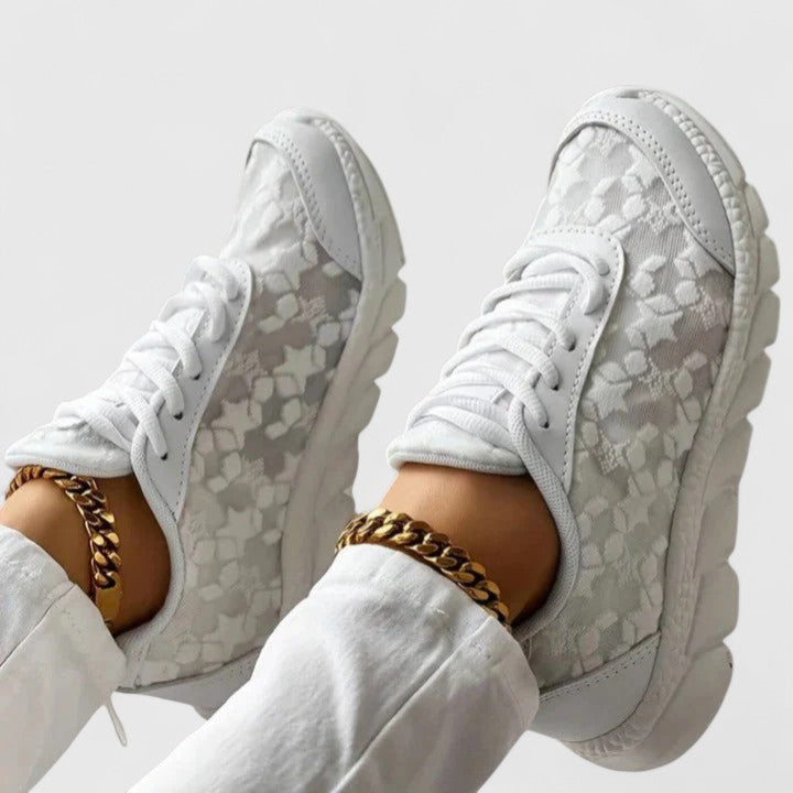 Khalyria | Lace-Detail Platform Sneakers