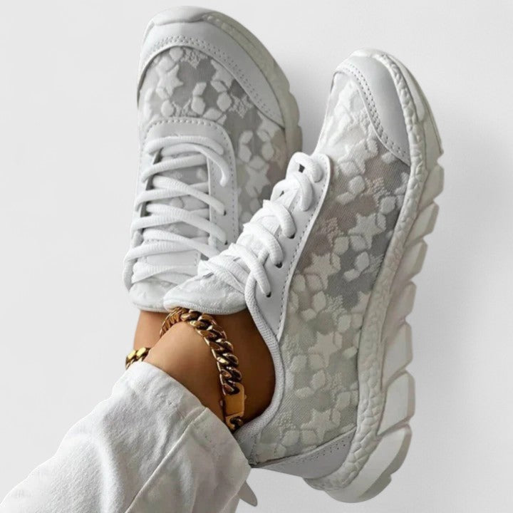 Khalyria | Lace-Detail Platform Sneakers
