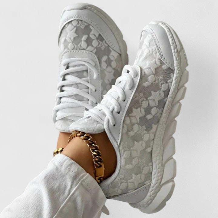 Khalyria | Lace-Detail Platform Sneakers