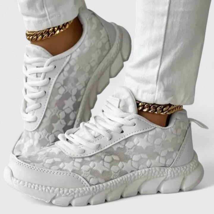 Khalyria | Lace-Detail Platform Sneakers