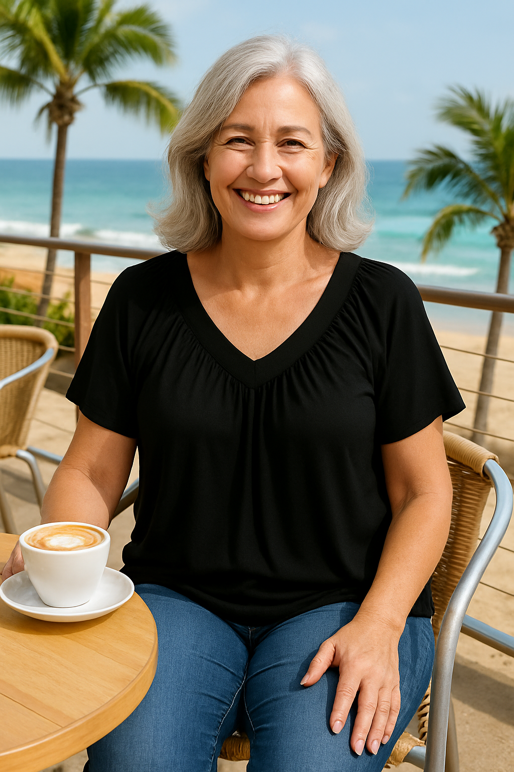 Maris| Luxe Comfort Top – Flattering Ease for Every Day