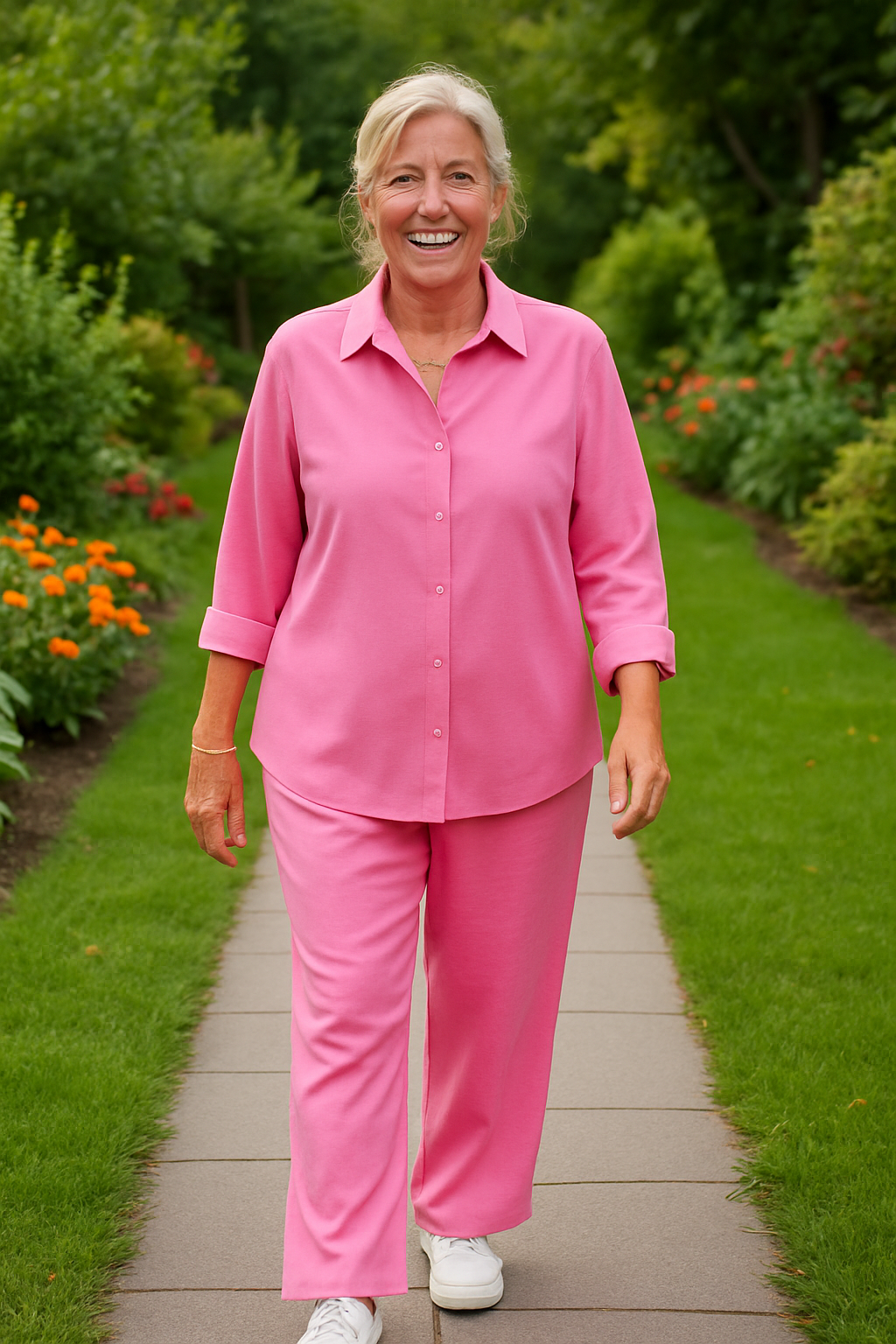 Solena | 2-Piece Cotton-Linen Blend Set - Breathable, Flattering, and Versatile.