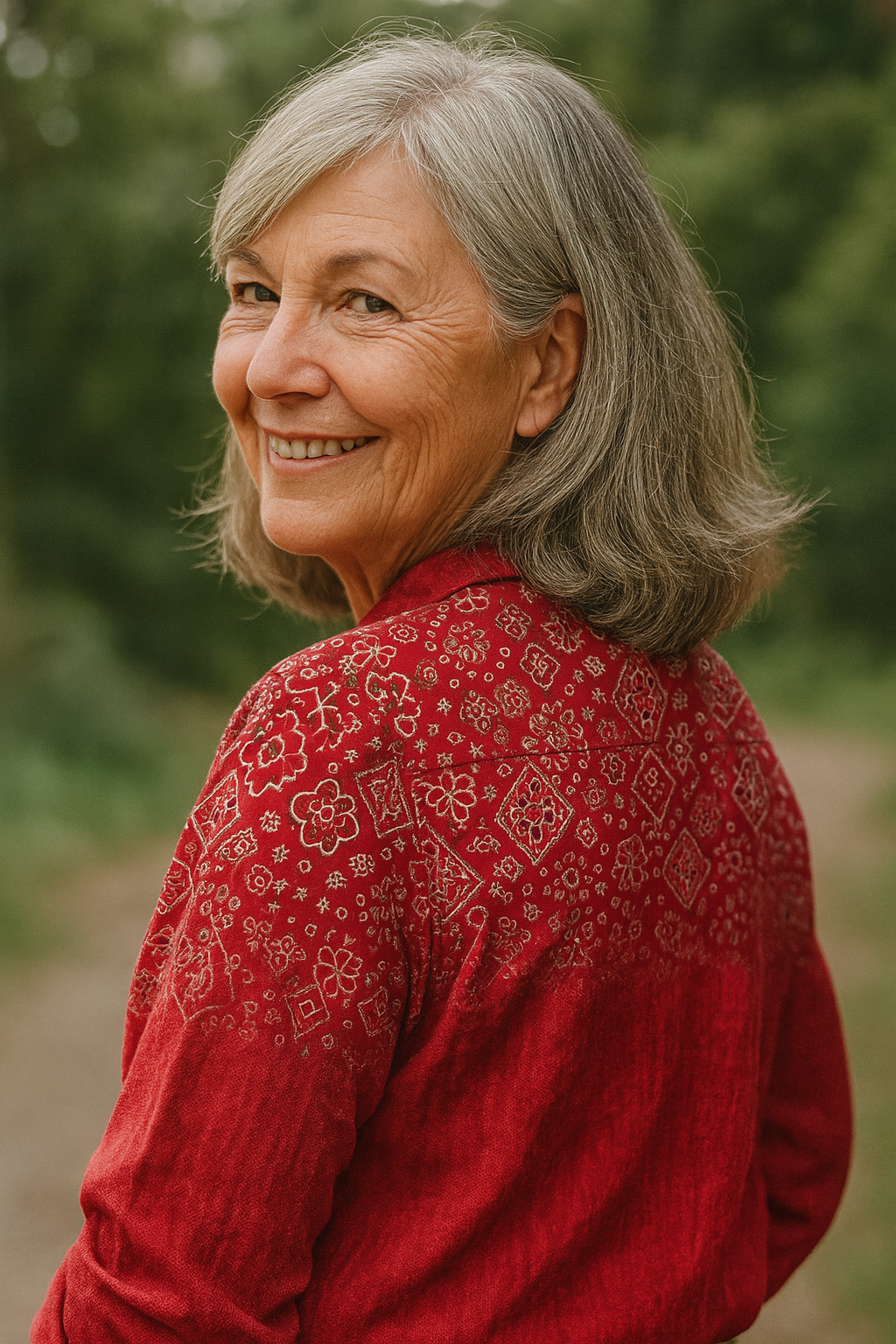 Rivka | Vintage Printed Blouse