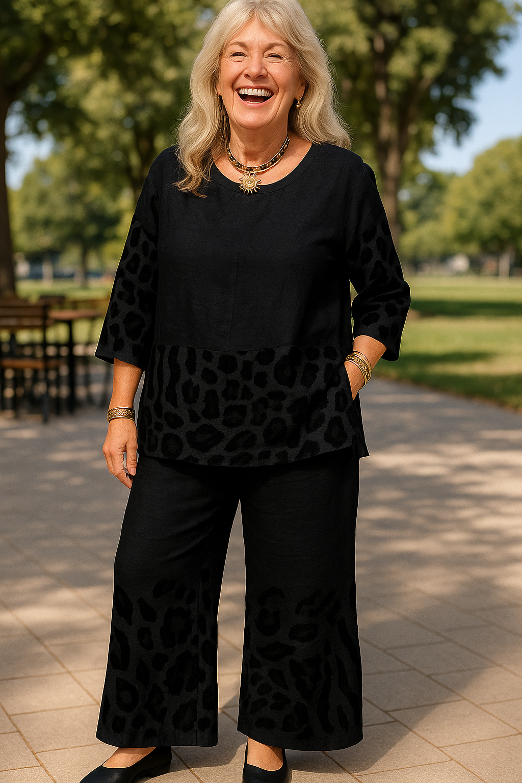 Nahla Ease 2‑Piece Set – Confidence with a Touch of Wild