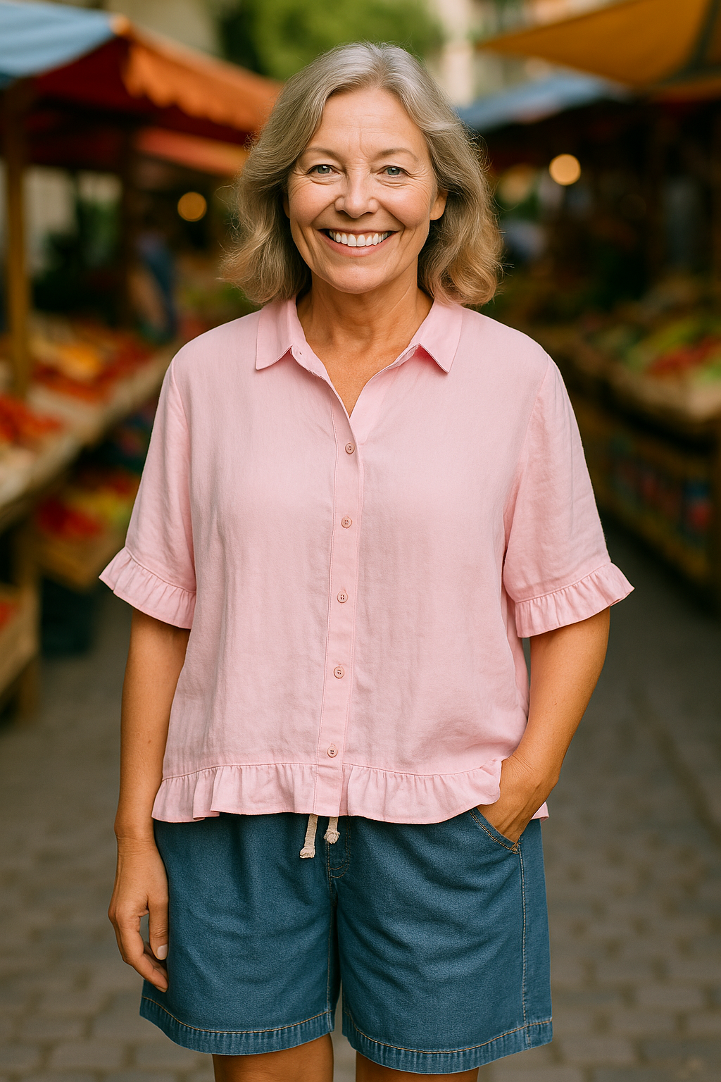 Elora | Breezy Comfort Blouse – Made for Real Days & Real Women