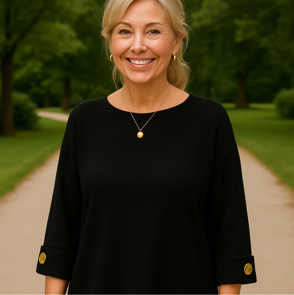 Danika | Sweater Blouse – Effortless Elegance, Everyday Comfort