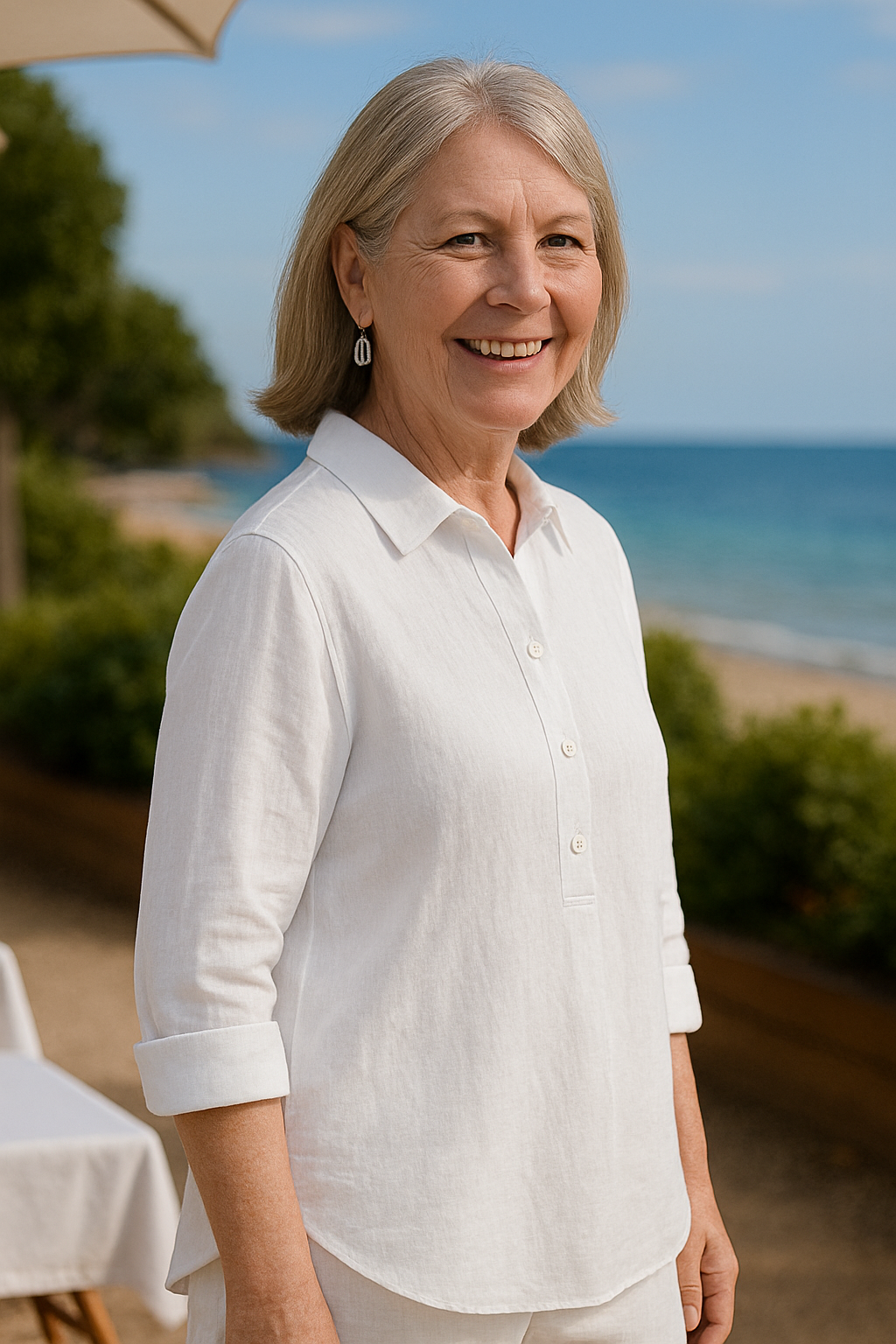 Serena SoftShape Blouse – Flattering comfort that actually breathes