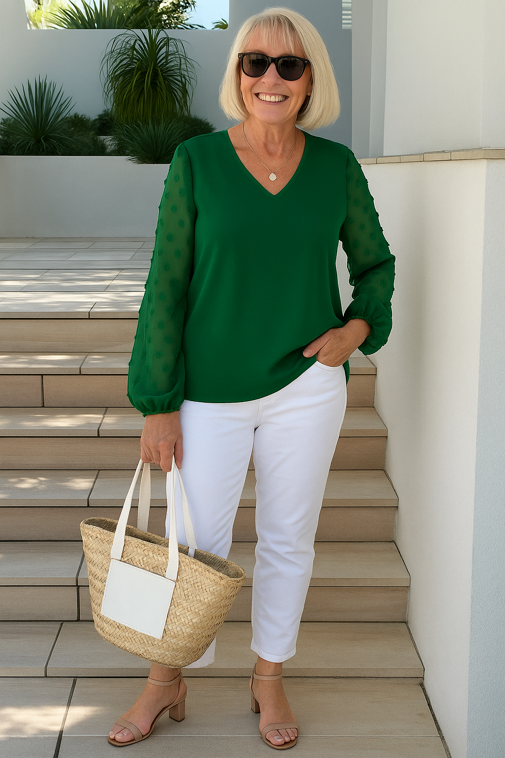 Evelyn Blouse | Confidence, Covered in Comfort