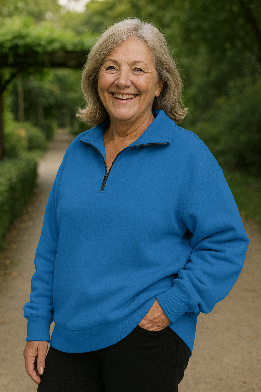 Bindi Quarter-Zip Knit