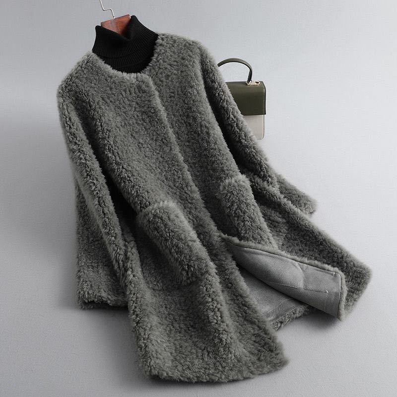 Aurena | Long Plush Teddy Coat