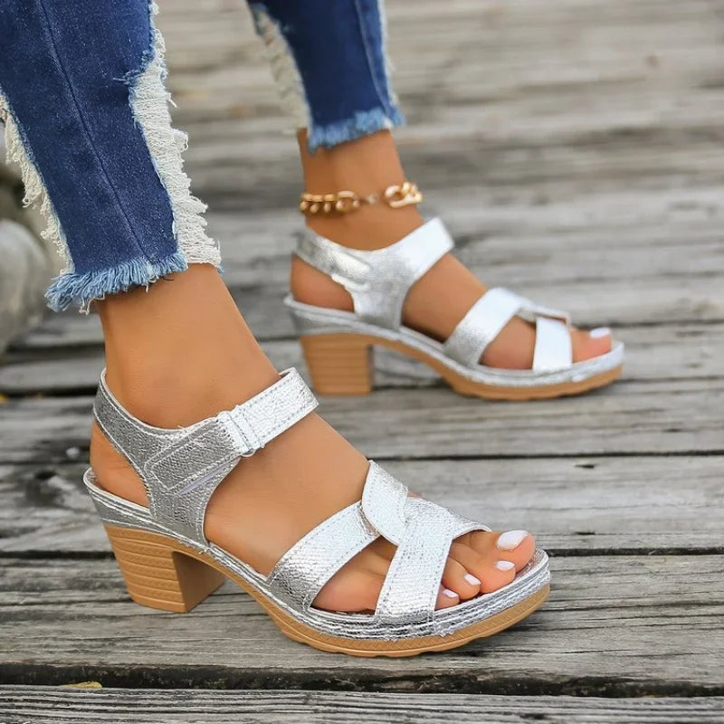 Nikka | Orthopedic High Heels Sandals
