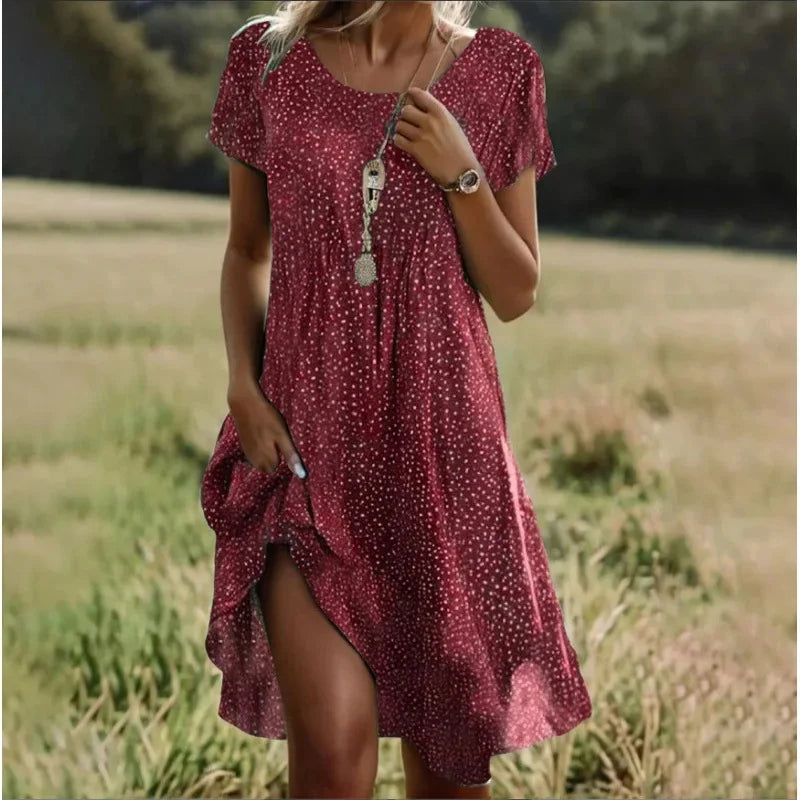Valen | Stylish Flowing Casual Dress
